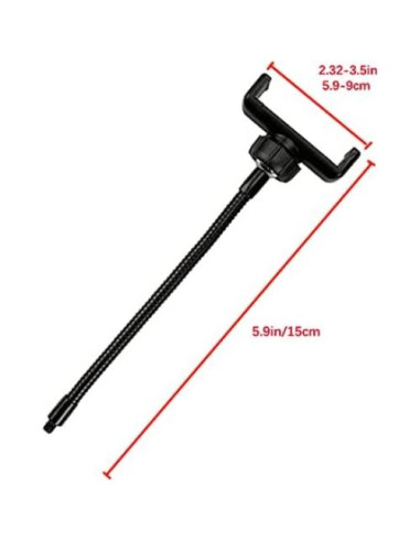 Soporte Clip para Teléfono Móvil Walway con Luz de Anillo