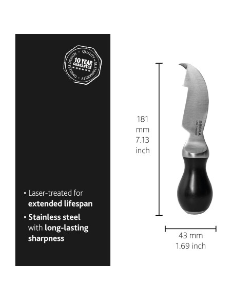 Cuchillo de Marcado de Queso BOSKA Pro 18cm Acero Inoxidable