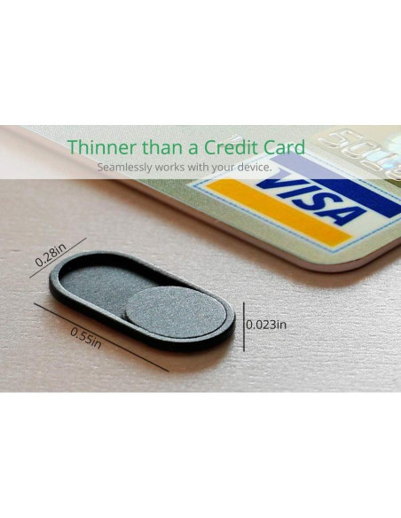 Cubierta de Webcam CloudValley Ultra Delgado 4-Pack