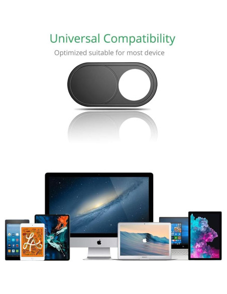 Cubierta de Webcam CloudValley Ultra Delgado 4-Pack