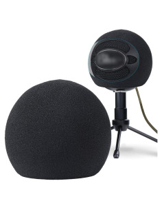 Filtro de espuma para micrófono Blue Snowball - Negro