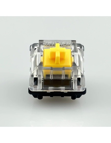 108 Interruptores Ópticos Gateron Amarillo KS-15 para Teclados Mecánicos