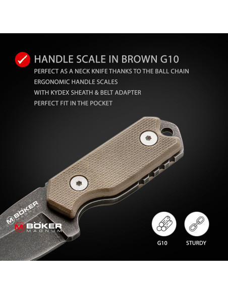 Cuchillo de Cuello Boker Magnum L'il Friend 3.5 cm Acero Inox