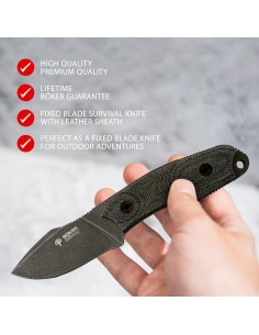 Cuchillo Boker Arbolito El Heroe Micarta 7.62 cm Acero N695 2