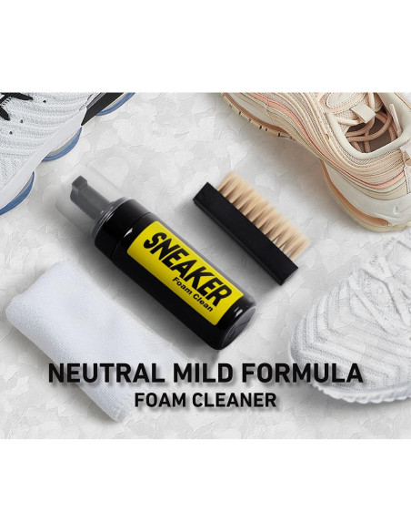 Kit de Limpieza de Zapatos COZGO 150ml con Cepillo y Paño