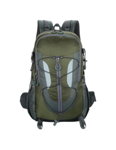 Mochila de Senderismo 30L NPJGKY Impermeable Verde Militar