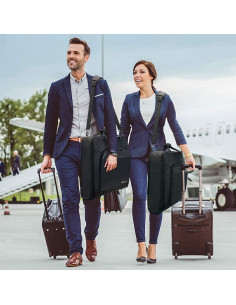 Bolsa de Traje Modoker Negra con Correa de Hombro 106.68 cm 2