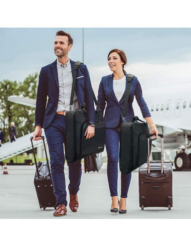 Bolsa de Traje Modoker Negra con Correa de Hombro 106.68 cm