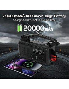 Radio Meteorológica de Emergencia Cepan Condor 1 20000mAh 2