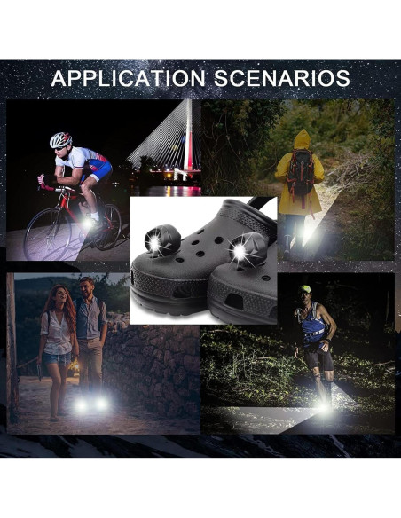 Luces LED Recargables Vergissm para Zapatos - Impermeables