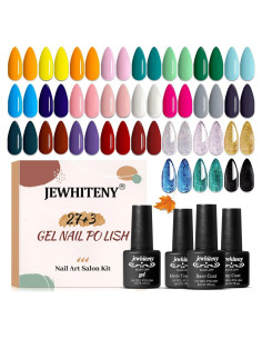 Set de Esmalte de Uñas en Gel JEWHITENY 30PCS 27 Colores