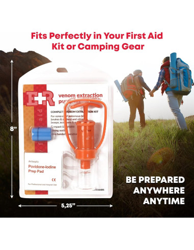 Kit Extractor de Veneno Ever Ready para Mordeduras y Picaduras