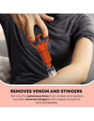 Kit Extractor de Veneno Ever Ready para Mordeduras y Picaduras
