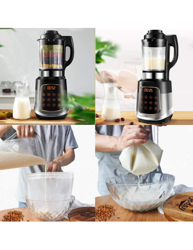 Bolsa de Leche de Nueces Reutilizable ERA NATURAL 3 Pzas 30x25 cm