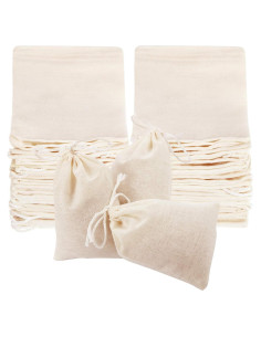 Bolsas de Tela para Colar Boao 50 Pcs 10 x 7.6 cm Reutilizables