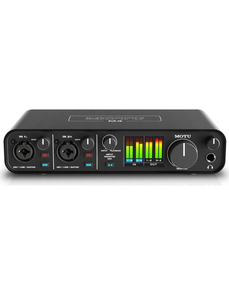 Interfaz de Audio USB Motu M4 4x4 con Micrófono AKG P220