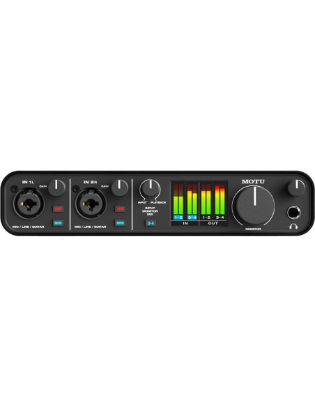 Interfaz de Audio USB Motu M4 4x4 con Micrófono AKG P220