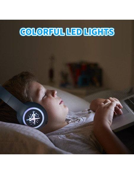 Auriculares Inalámbricos Yusonic BS696 para Niños con LED