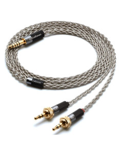 Cable de Auriculares GUCraftsman 6N Plata 1.8m para Sony MDR
