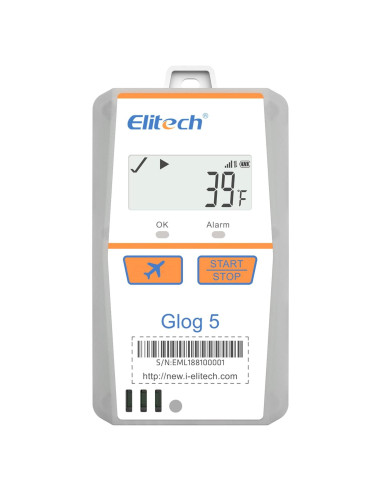 Registrador de Datos de Temperatura Elitech Glog5T 150 Días