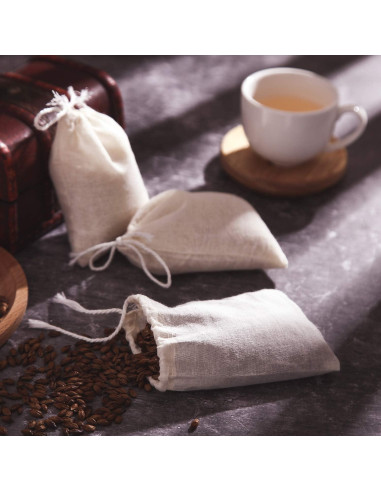 Bolsas de Tela para Colar Boao 50 Pcs 10 x 7.6 cm Reutilizables