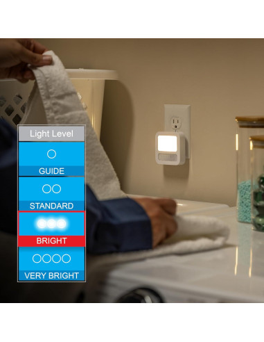 Luz Nocturna LED GE con Sensor de Movimiento 20 Lúmenes