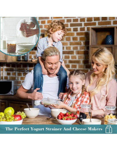 Bolsa de Leche de Nueces Reutilizable ERA NATURAL 3 Pzas 30x25 cm