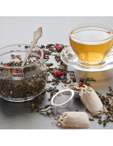 Bolsas de Tela para Colar Boao 50 Pcs 10 x 7.6 cm Reutilizables