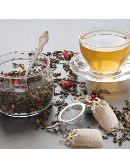 Bolsas de Tela para Colar Boao 50 Pcs 10 x 7.6 cm Reutilizables