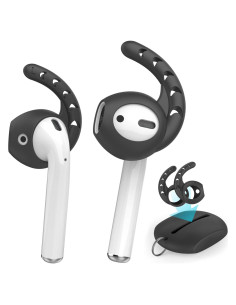 Ganchos para Orejas AhaStyle Silicona Negro para AirPods