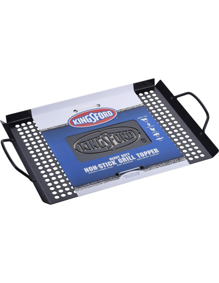 Tapa de Parrilla Antiadherente Kingsford 45x28 cm con Mangos