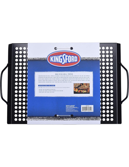 Tapa de Parrilla Antiadherente Kingsford 45x28 cm con Mangos
