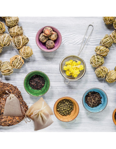 Bolsas de Tela para Colar Boao 50 Pcs 10 x 7.6 cm Reutilizables