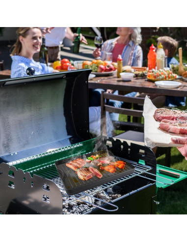 Plancha Reversible Hierro Fundido 40.64x35.56cm WEBROIL