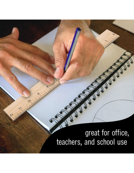 Regla de Escala Arquitectónica 30 cm EXTRIC - Madera Natural