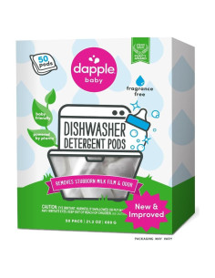 Pacs de Lavavajillas Dapple Baby Hipoalergénicos 50 Unidades