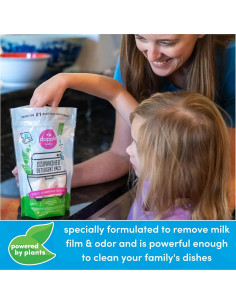 Pacs de Lavavajillas Dapple Baby Hipoalergénicos 50 Unidades 2