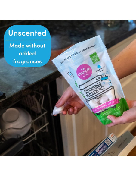 Pacs de Lavavajillas Dapple Baby Hipoalergénicos 50 Unidades