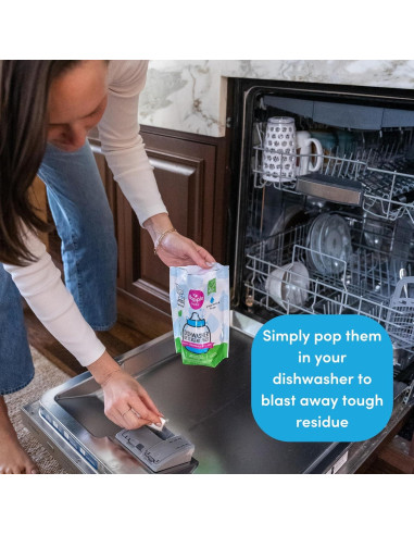 Pacs de Lavavajillas Dapple Baby Hipoalergénicos 50 Unidades