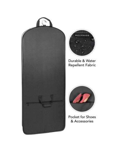 Bolsa de Viaje WallyBags 152 cm Tri-Fold para Prendas Negra