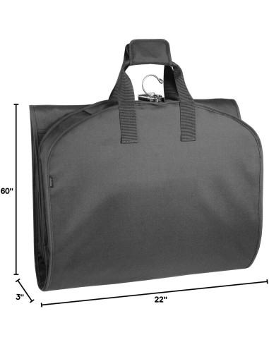 Bolsa de Viaje WallyBags 152 cm Tri-Fold para Prendas Negra