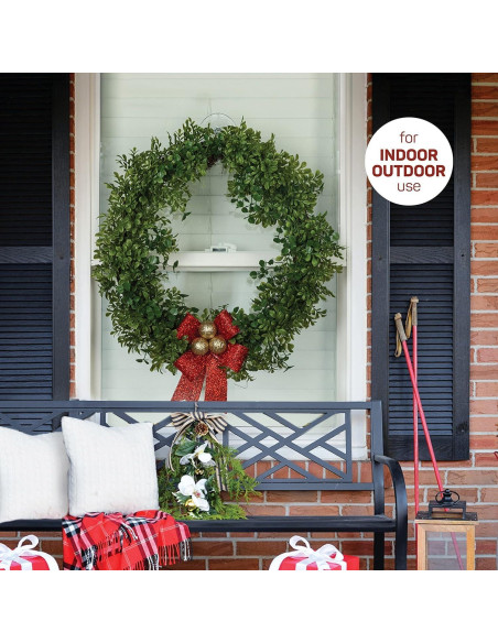 Colgador de Corona de Navidad Sewanta - Juego de 2 Ventosas 4.54 Kg