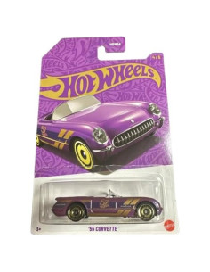 Hot Wheels Corvette '55 Púrpura 57 Aniversario 1:64 Diecast