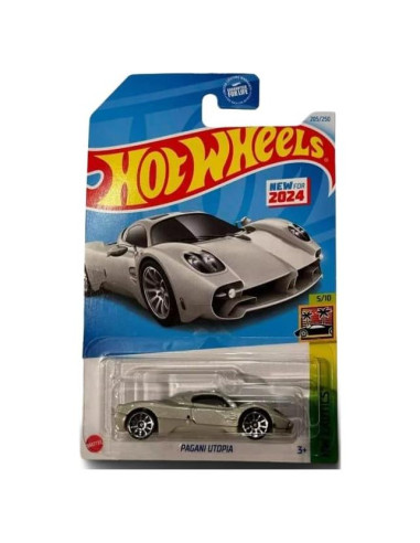 Hot Wheels Pagani Utopia Plateado 1:64 HW Exotics