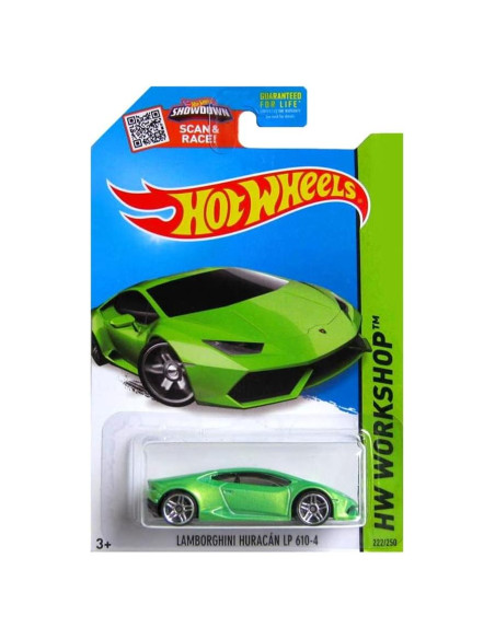 Hot Wheels Lamborghini Huracan LP 610-4 Verde 1:64 Die-Cast