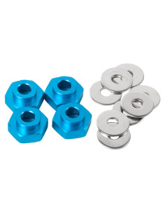 Adaptador de Rueda 12mm a 17mm JGGZONE para RC 1/10 Azul