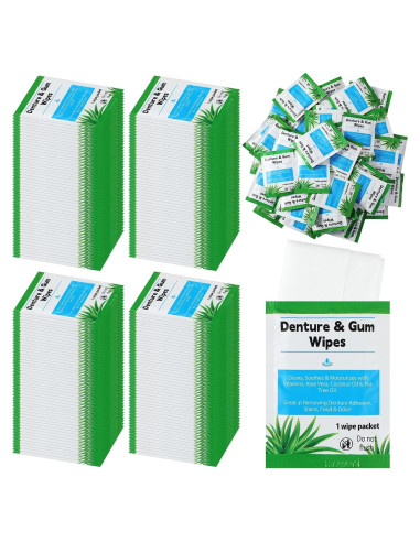 Toallitas de Limpieza Dental Timgle 200 Pcs para Dentaduras
