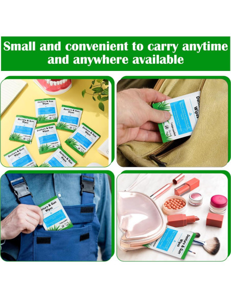 Toallitas de Limpieza Dental Timgle 200 Pcs para Dentaduras