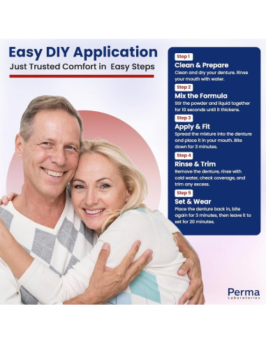 Kit de Relineado de Dentaduras Perma Soft - 1 Placa Individual