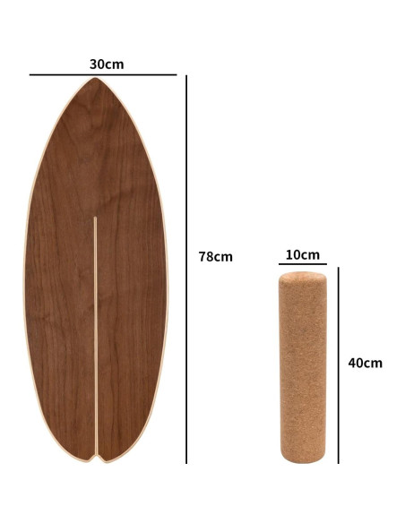 Tabla de Equilibrio ASKTOM 77.8 cm para Surf y Fitness